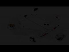 رابط Quick Click-In Overmold للضوء المحدد مع الكابل المحدد