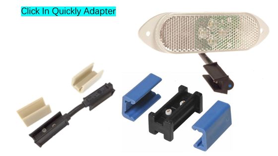 رابط Quick Click-In Overmold لمصابيح الإفراج عن علامة واحدة مع مواصفات كابل محسّنة