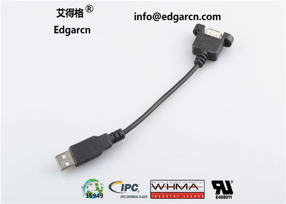على التوالي كابل اتصال البيانات نوع USB الأنثى إلى ذكر طول 100MM