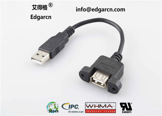 على التوالي كابل اتصال البيانات نوع USB الأنثى إلى ذكر طول 100MM
