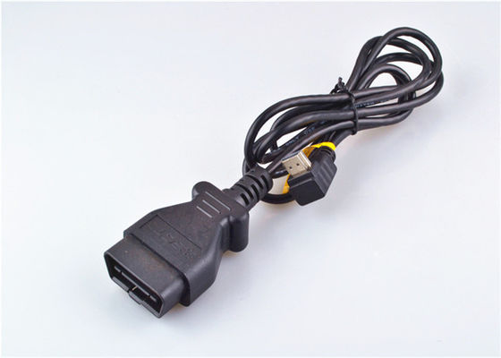 تخصيص Obd Ii تشخيص كابل 16 دبوس ذكر إلى أنثى اشتراكاتك العقص الموصل