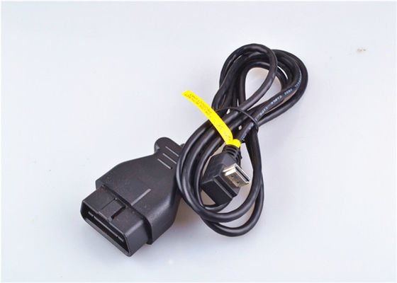 تخصيص Obd Ii تشخيص كابل 16 دبوس ذكر إلى أنثى اشتراكاتك العقص الموصل