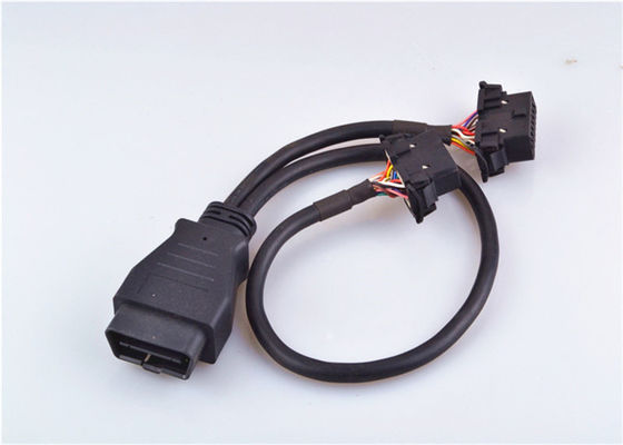 تخصيص Obd Ii تشخيص كابل 16 دبوس ذكر إلى أنثى اشتراكاتك العقص الموصل