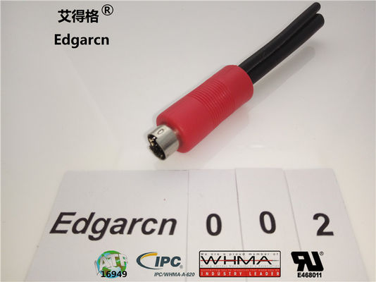كابل بيانات نقل البيانات كابل ، تجميعات الكابلات الصناعية المخصصة Rj45 Cat5 ذكر