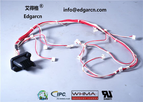 أسود / أحمر Edgarcn لعبة آلة تسخير 24 - 18awg مع Oem Odm خدمة