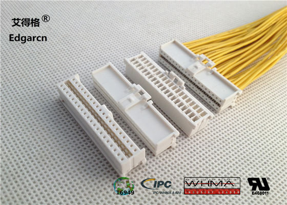 40 دبوس موليكس موصلات سلك 2mm نايلون 66 Ul94v-0 مع التقييم الحالي 3.0a Ac Dc