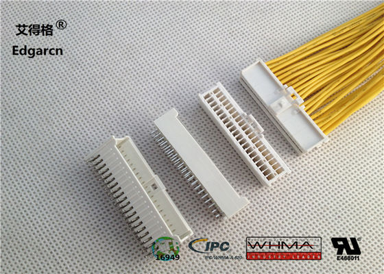 40 دبوس موليكس موصلات سلك 2mm نايلون 66 Ul94v-0 مع التقييم الحالي 3.0a Ac Dc