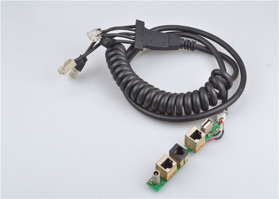 2 Ears البيانات نقل كابل، Usb 2.0 A نوع إناثا بلاستيك حقنة صب