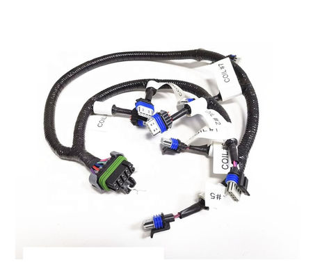 Durable High-Performance Cable Assembly with Tyco 3pin Sensor Connector and PA66 Gasket for Customized Sensor Wiring Harness